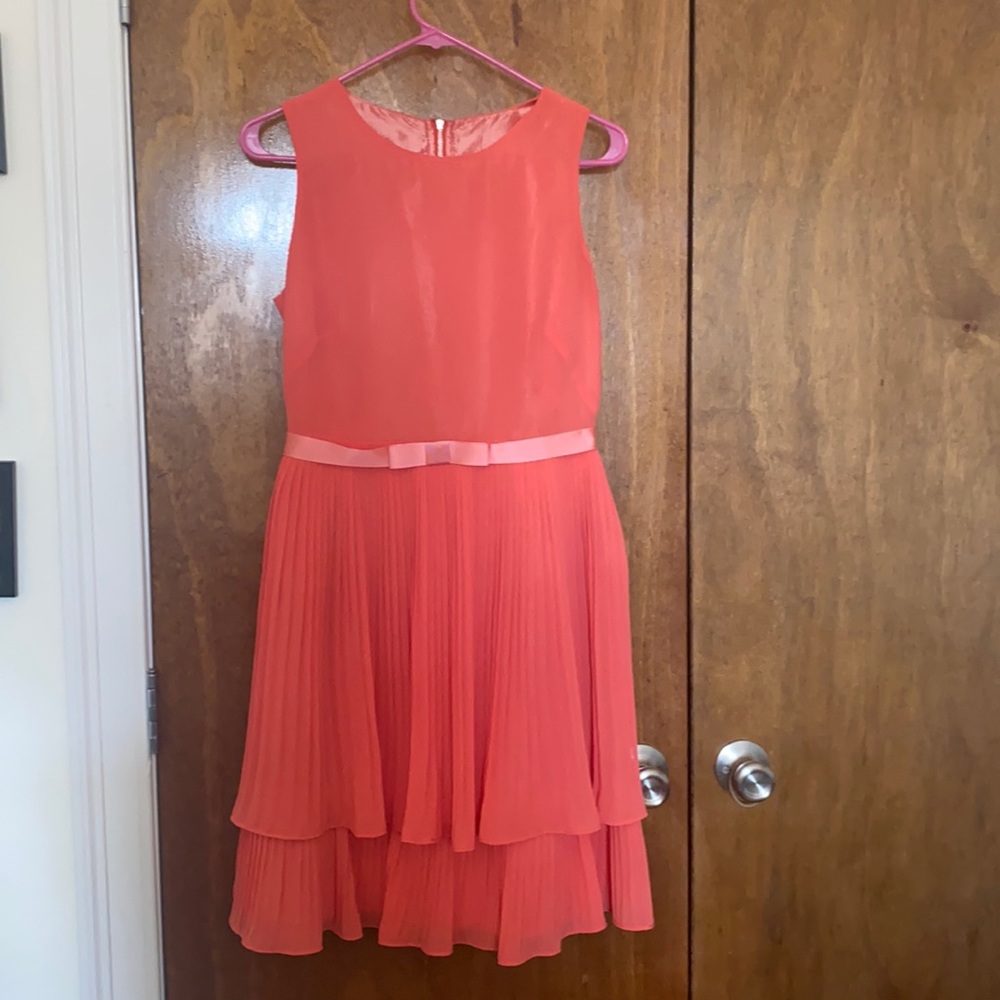 Coral dress, UK sz 10, US sz 6